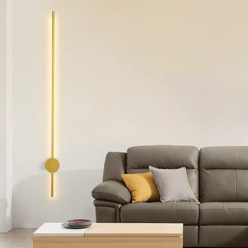 Moderner Stil Metallic Linear Wall Light kreative Beleuchtung für Wohnzimmer Wohnzimmer