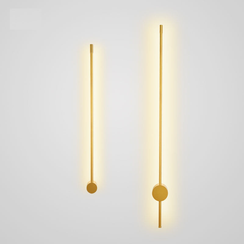 Moderner Stil Metallic Linear Wall Light kreative Beleuchtung für Wohnzimmer Wohnzimmer