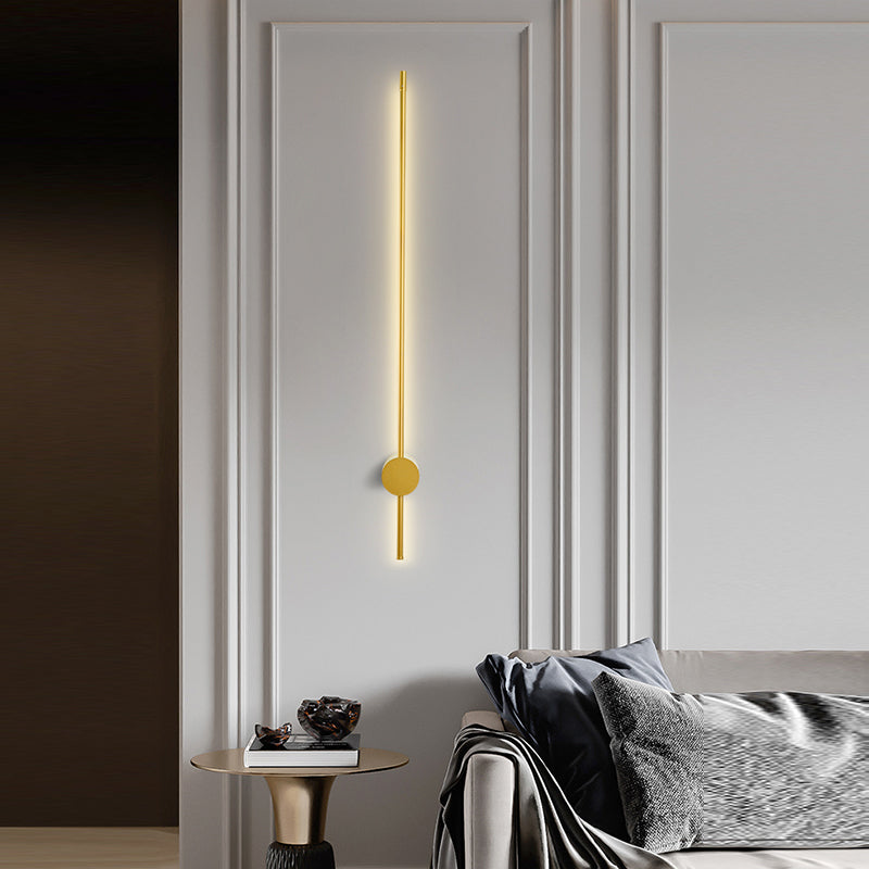 Moderner Stil Metallic Linear Wall Light kreative Beleuchtung für Wohnzimmer Wohnzimmer