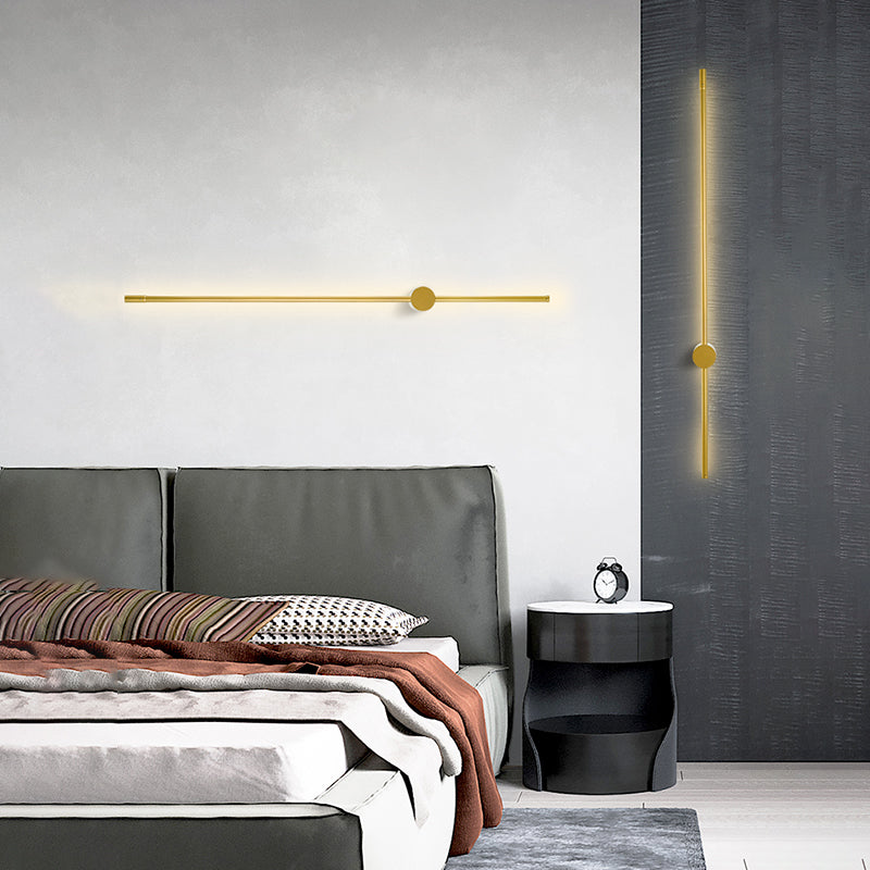 Moderner Stil Metallic Linear Wall Light kreative Beleuchtung für Wohnzimmer Wohnzimmer