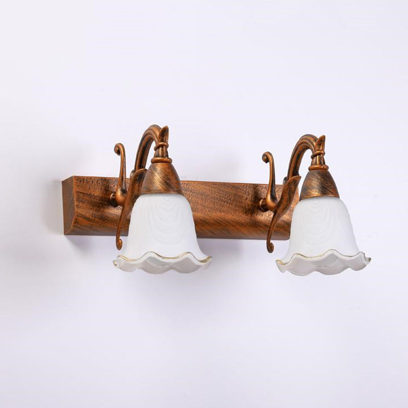 Moderne einfache Make -up -Spiegel leichte nordische Badezimmer Glasschattenspiegel Lampenlampe