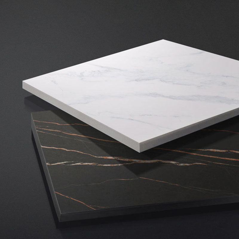 Industrial Style Bar Table Artificial Stone Top 42-inch Height Pub Table for Dining Room