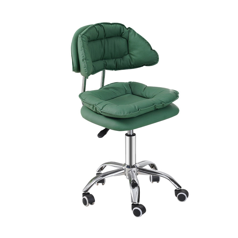Schwenkbar verstellbarer moderner Barhocker Büro Low Back Leder Counterstuhl