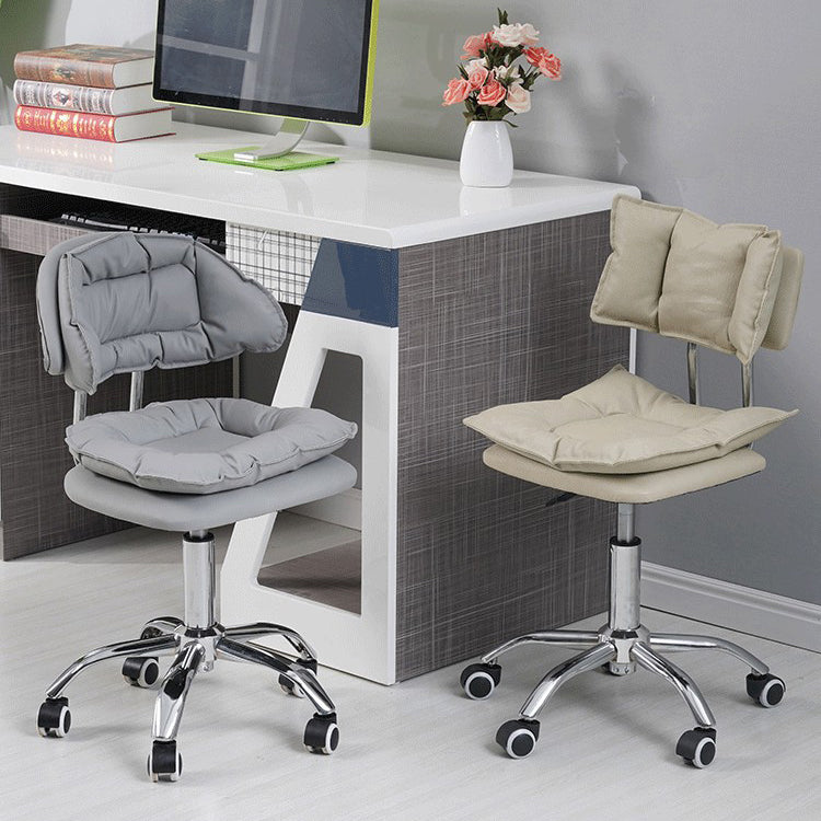 Schwenkbar verstellbarer moderner Barhocker Büro Low Back Leder Counterstuhl