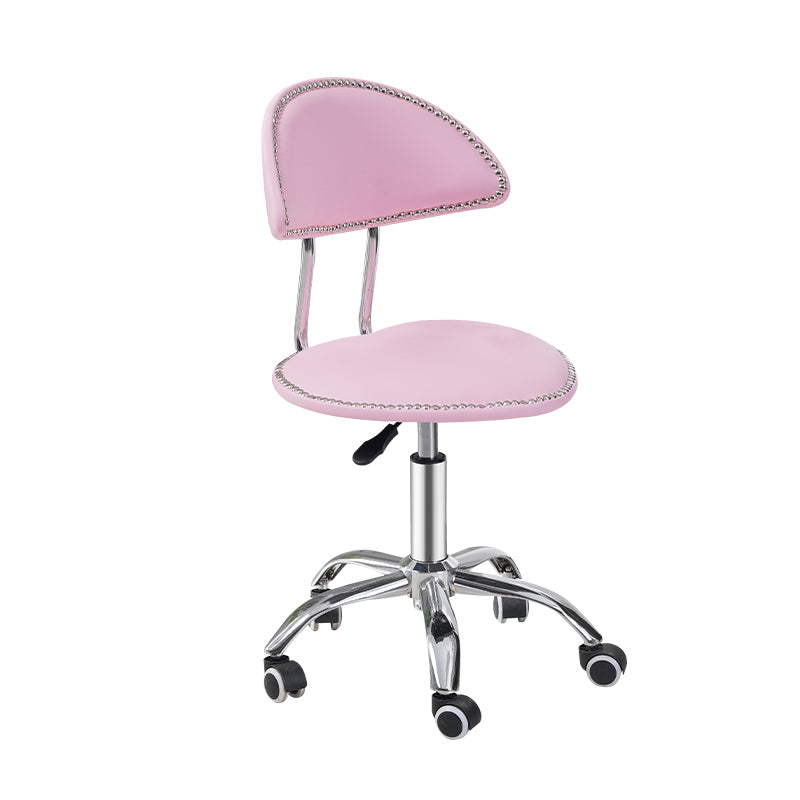 Schwenkbar verstellbarer moderner Barhocker Büro Low Back Leder Counterstuhl