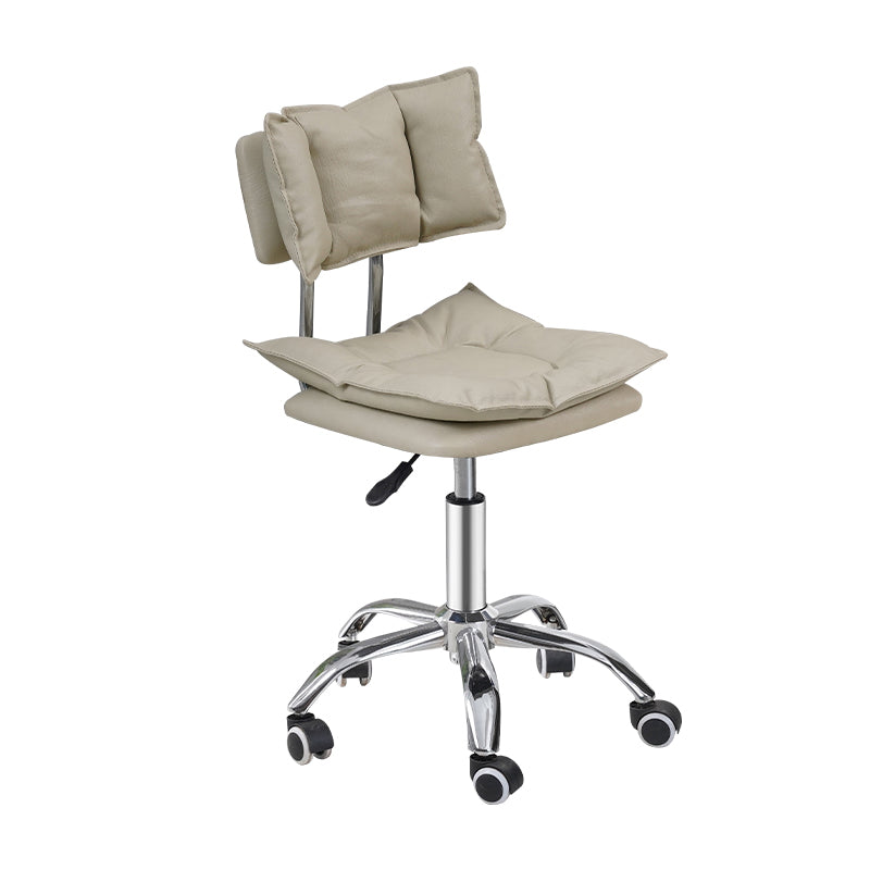 Schwenkbar verstellbarer moderner Barhocker Büro Low Back Leder Counterstuhl