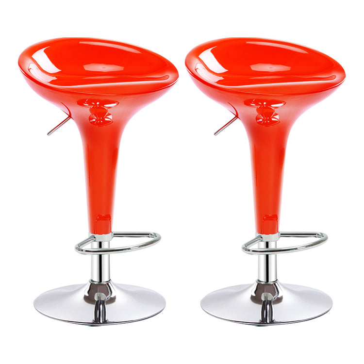 Modern Liftable Rotatable Counter Stool Steel Household Bar Stool with Pedal