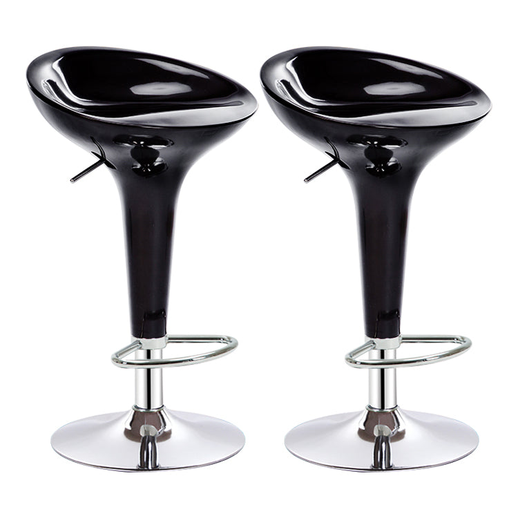 Modern Liftable Rotatable Counter Stool Steel Household Bar Stool with Pedal