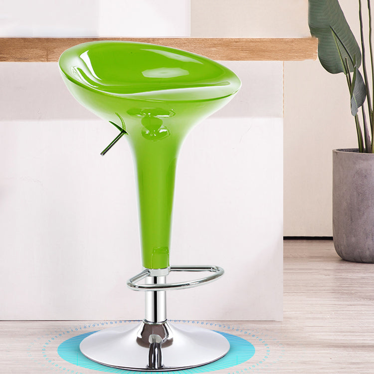 Modern Liftable Rotatable Counter Stool Steel Household Bar Stool with Pedal