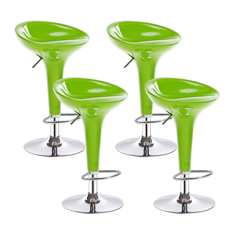 Modern Liftable Rotatable Counter Stool Steel Household Bar Stool with Pedal