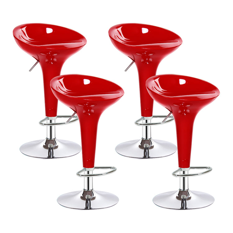 Modern Liftable Rotatable Counter Stool Steel Household Bar Stool with Pedal