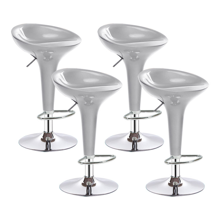 Modern Liftable Rotatable Counter Stool Steel Household Bar Stool with Pedal