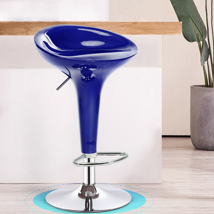 Modern Liftable Rotatable Counter Stool Steel Household Bar Stool with Pedal