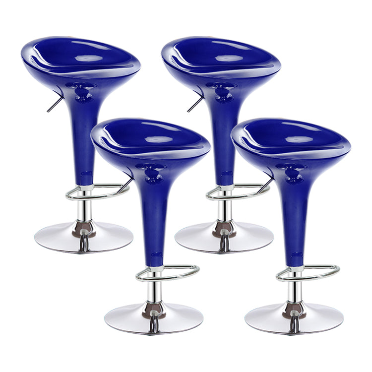 Modern Liftable Rotatable Counter Stool Steel Household Bar Stool with Pedal