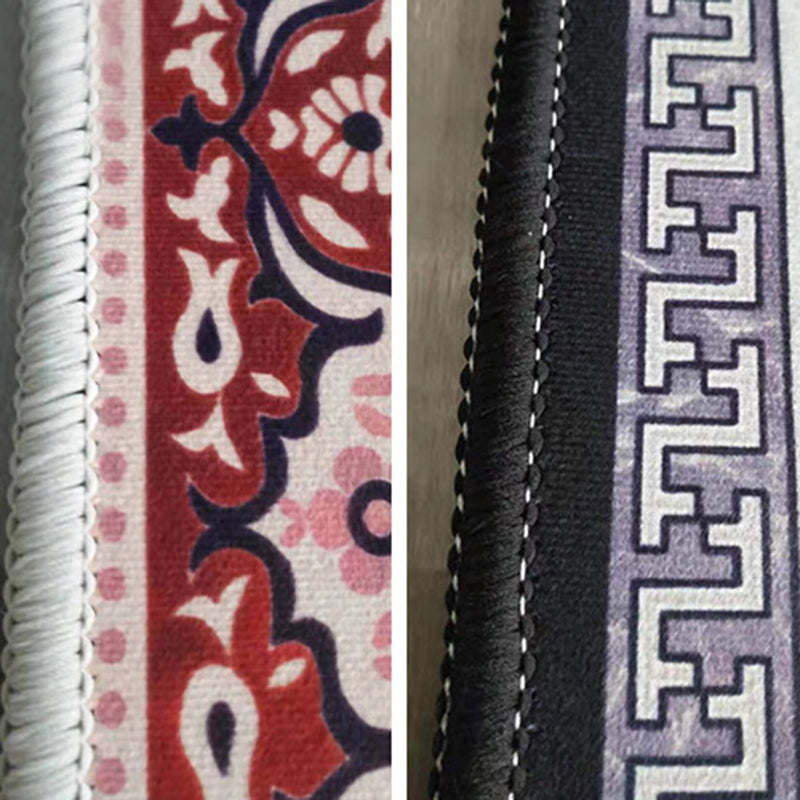 Contemporary Rug Polyester Rug Anti-Slip Backing Carpet for Living Room