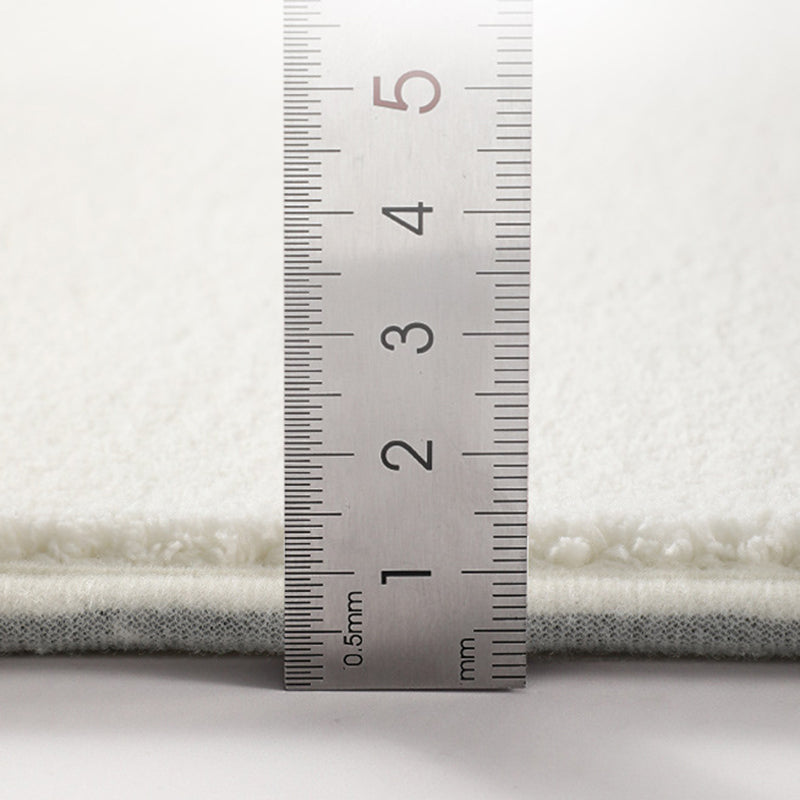 Contemporary Rug Polyester Simple Rug Non-Slip Backing Rug for Home Decor