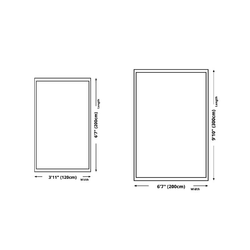 Colorful Checkered Rug Indoor Carpet Polyester Non-Slip Backing Rug for Living Room