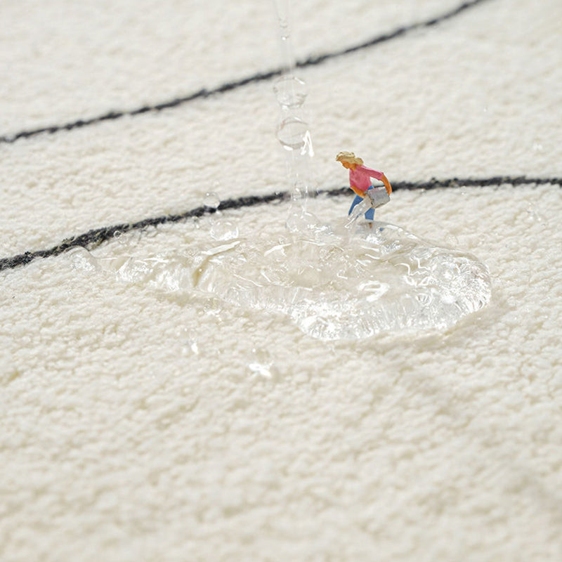 Abstract Lines Rug Indoor Rug Washable Area Carpet for Living Room Decor