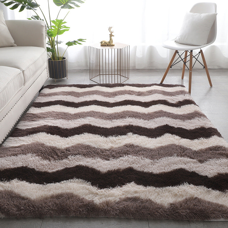 Tapis d'intérieur en polyester à tapis solide en polyester