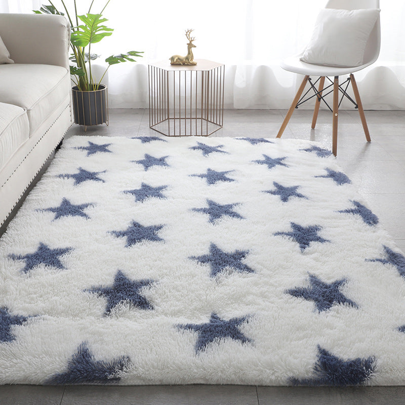 Tapis d'intérieur en polyester à tapis solide en polyester
