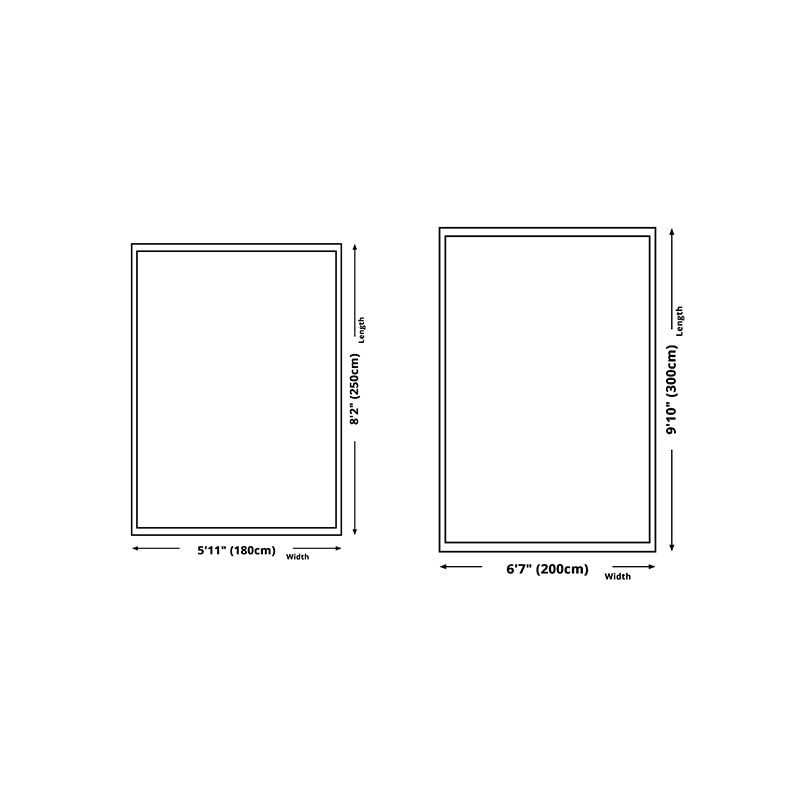 Green Graphic Rug Polyester Simple Rug Washable Area Rug for Living Room