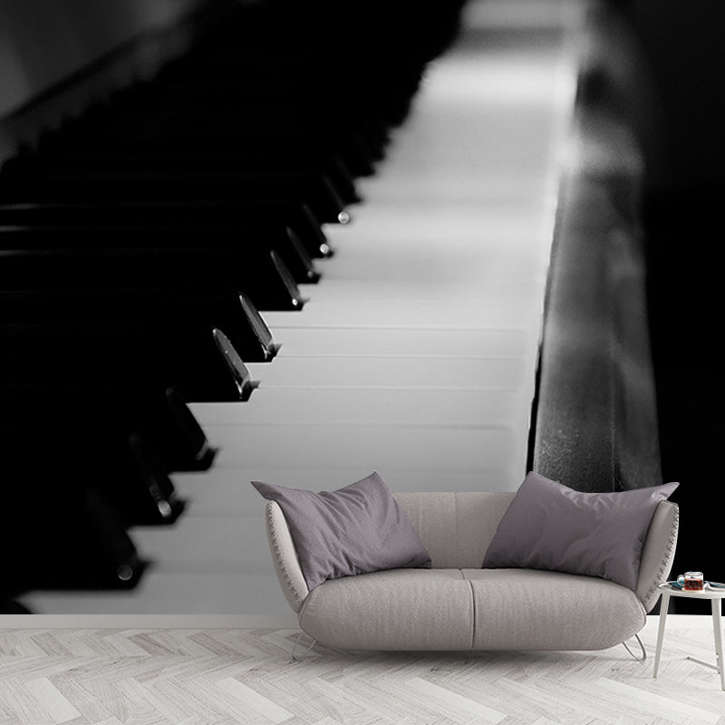 Piano Wall Mural Photography Stylr Decorative Environment Friendly for Wall Decor