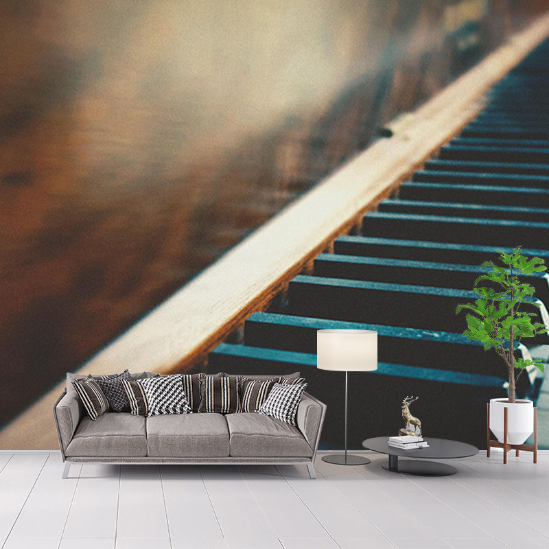 Piano Wall Mural Photography Stylr Decorative Environment Friendly for Wall Decor