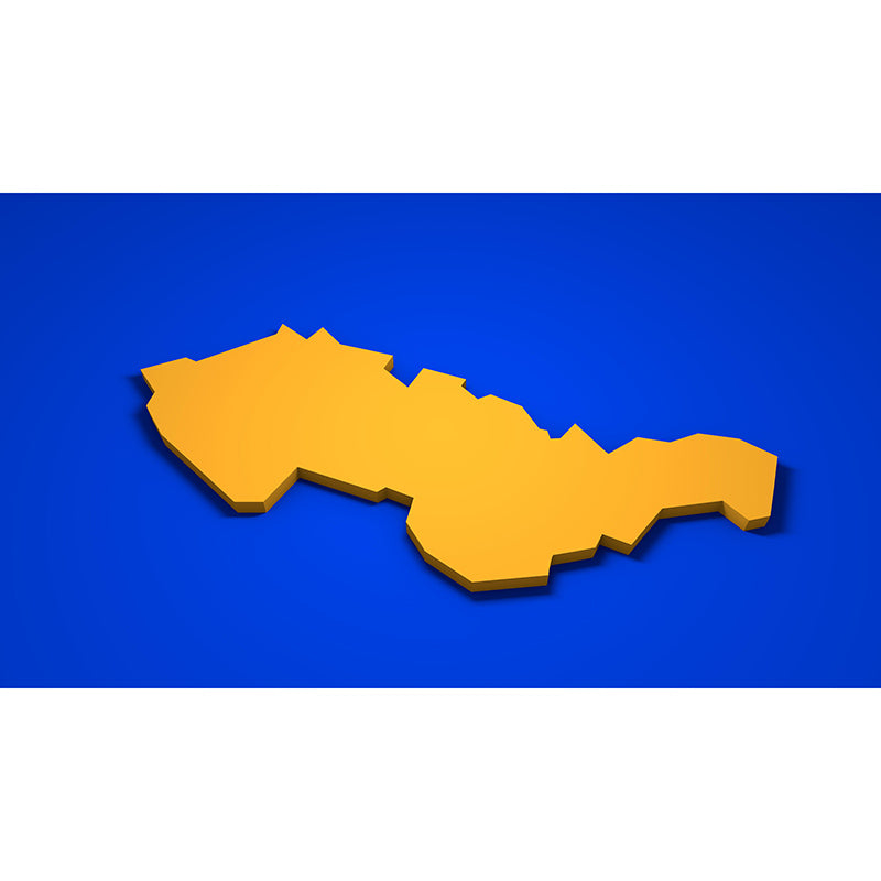 Illustration Map Mural Decorative Environment Friendly for Home Decor