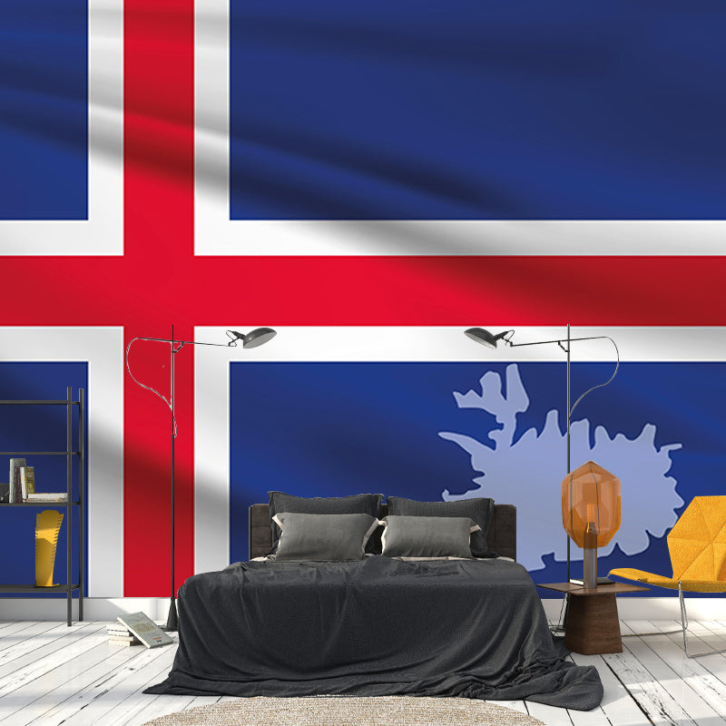 Illustration Map Mural Decorative Environment Friendly for Home Decor