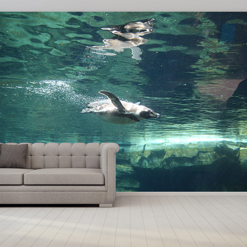 Photography Style Undersea Mural Environment Friendly for Bathroom