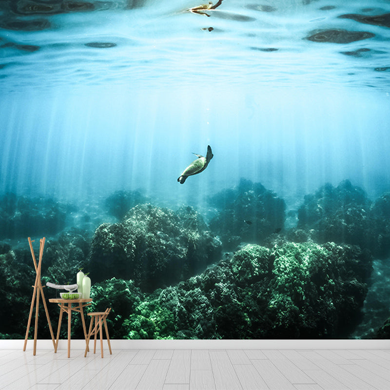 Mysterious Undersea Mural Decorative Environment Friendly for Wall Decor