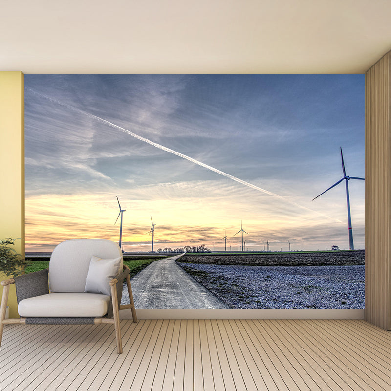 Windmill Environment Friendly Mural Wallpaper Room Wall Mural