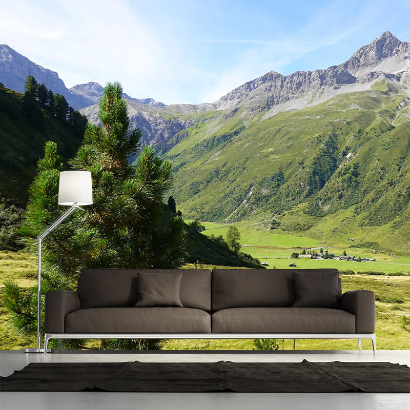 Light Color Mountain Mural Wallpaper Living Room Bedroom Wall Mural