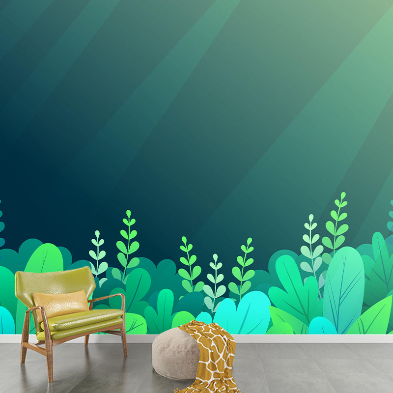 Tropical Style Mural Wallpaper Tropical Plants Bedroom Wall Mural