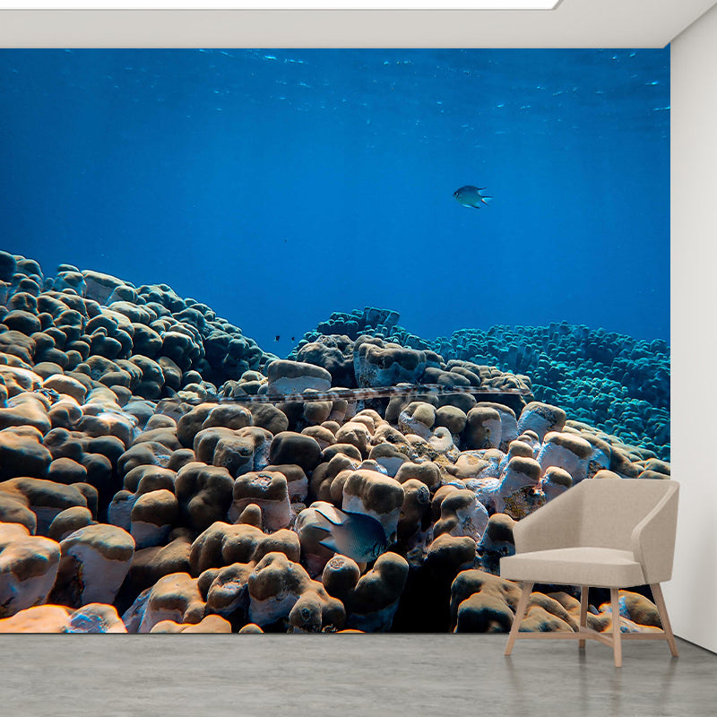 Bright Color Wall Mural Wallpaper Seabed Sitting Room Wall Mural