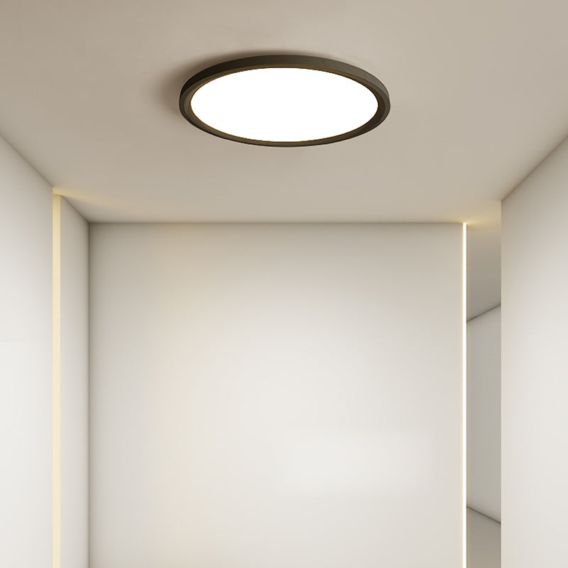 Ring LED Ceiling Mount Lighting Modern Flush Mounted Ceiling Lights with Acrylic Shade