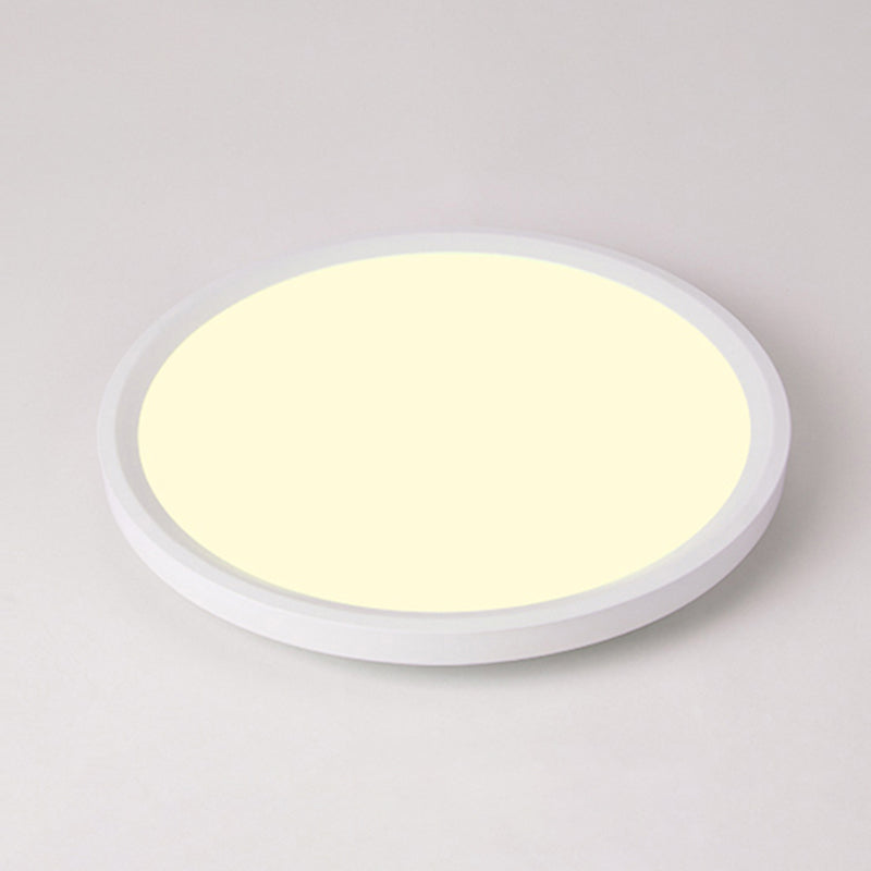 Ring LED Ceiling Mount Lighting Modern Flush Mounted Ceiling Lights with Acrylic Shade