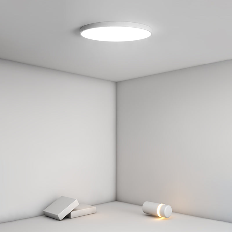 White LED Flush Mount Lighting Round Modern Flush Mounted Ceiling Lights