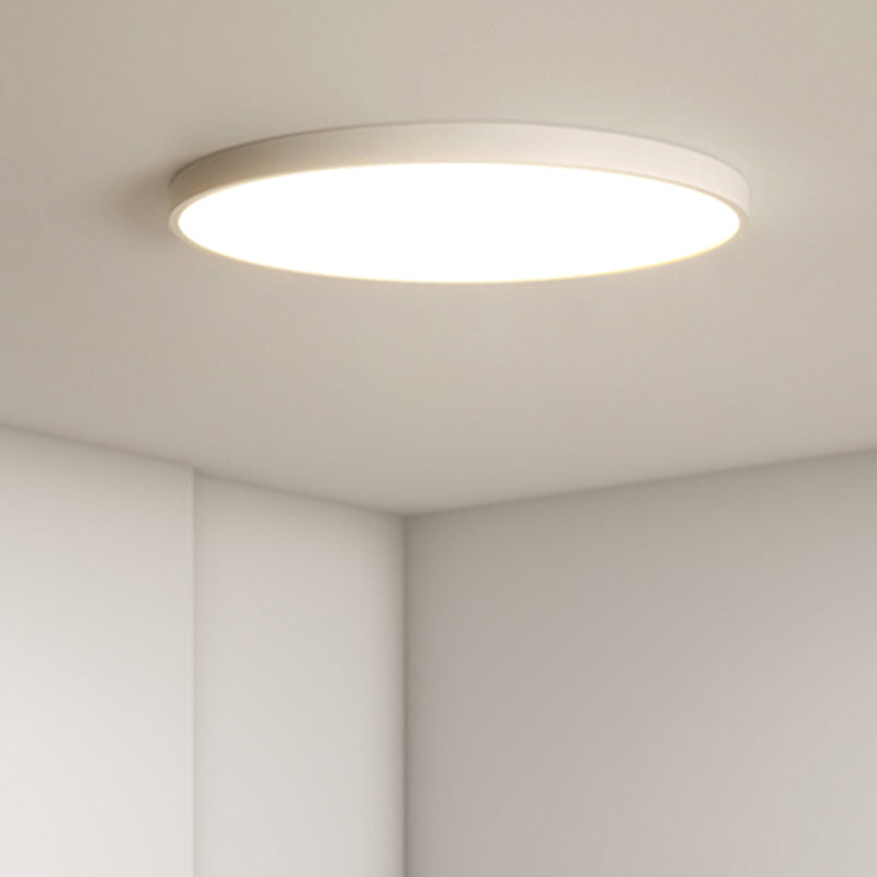 White LED Flush Mount Lighting Round Modern Flush Mounted Ceiling Lights