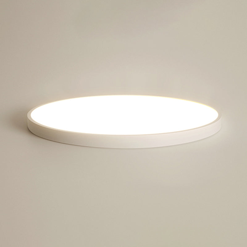 White LED Flush Mount Lighting Round Modern Flush Mounted Ceiling Lights