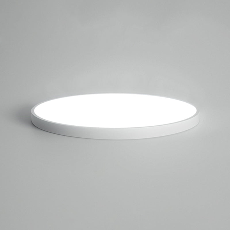 White LED Flush Mount Lighting Round Modern Flush Mounted Ceiling Lights