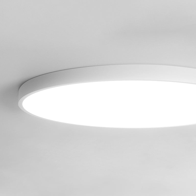 White LED Flush Mount Lighting Round Modern Flush Mounted Ceiling Lights