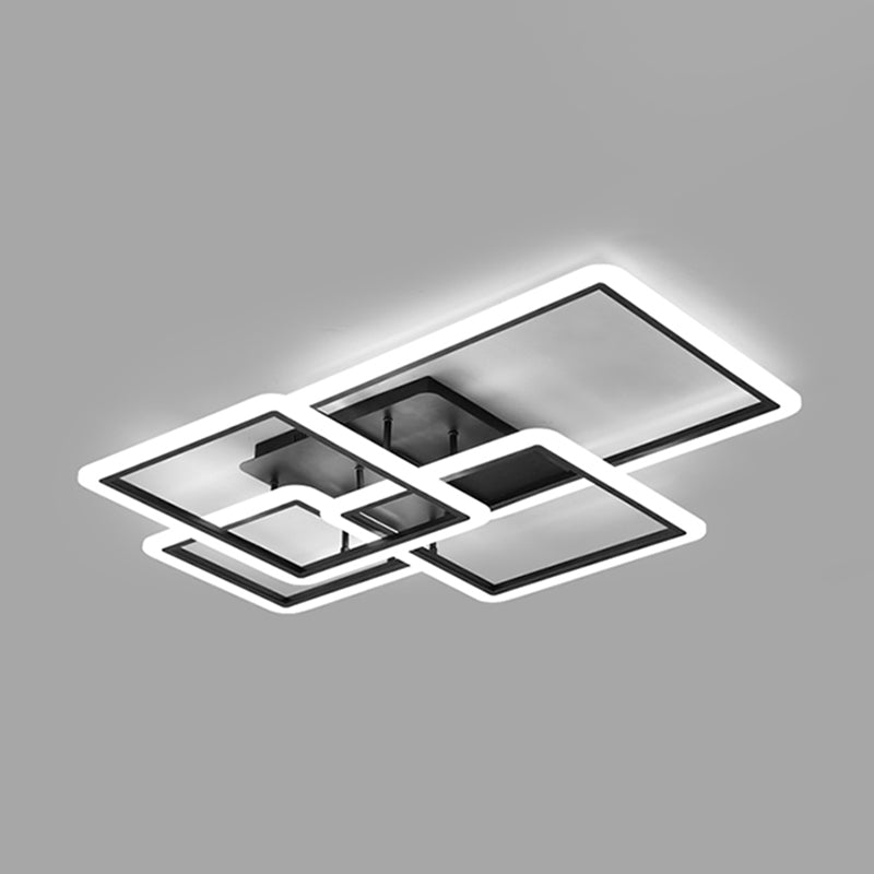 Plafonnier linéaire moderne à montage encastré, plafonnier Simple pour salle à manger
