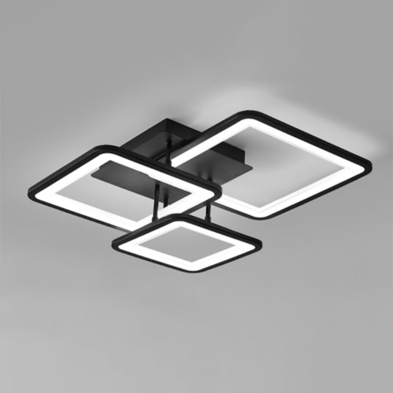 Plafonnier linéaire moderne à montage encastré, plafonnier Simple pour salle à manger