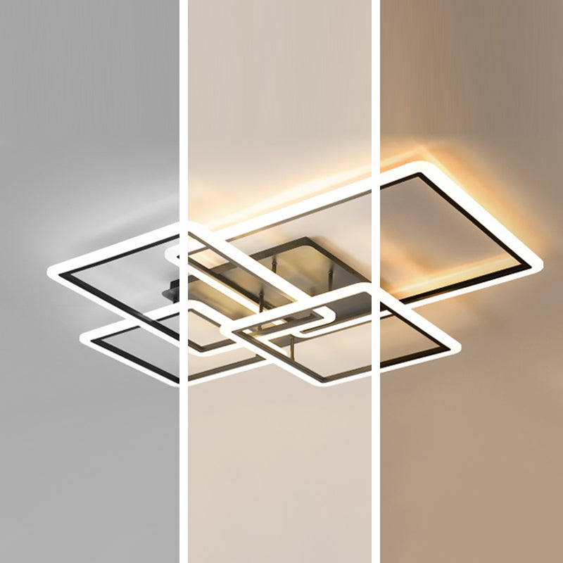 Plafonnier linéaire moderne à montage encastré, plafonnier Simple pour salle à manger