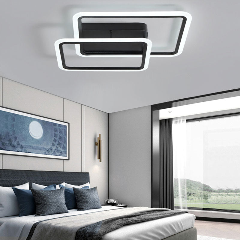 Plafonnier linéaire moderne à montage encastré, plafonnier Simple pour salle à manger