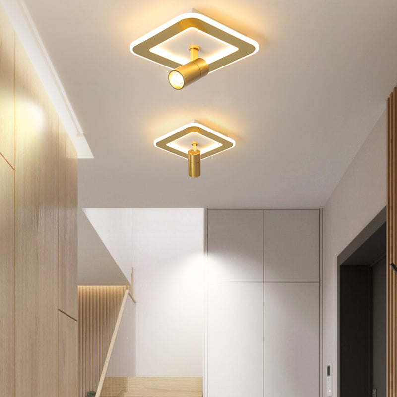 Illuminazione a soffitto modernista a 2 teste con faretti Plafoniere a LED da incasso