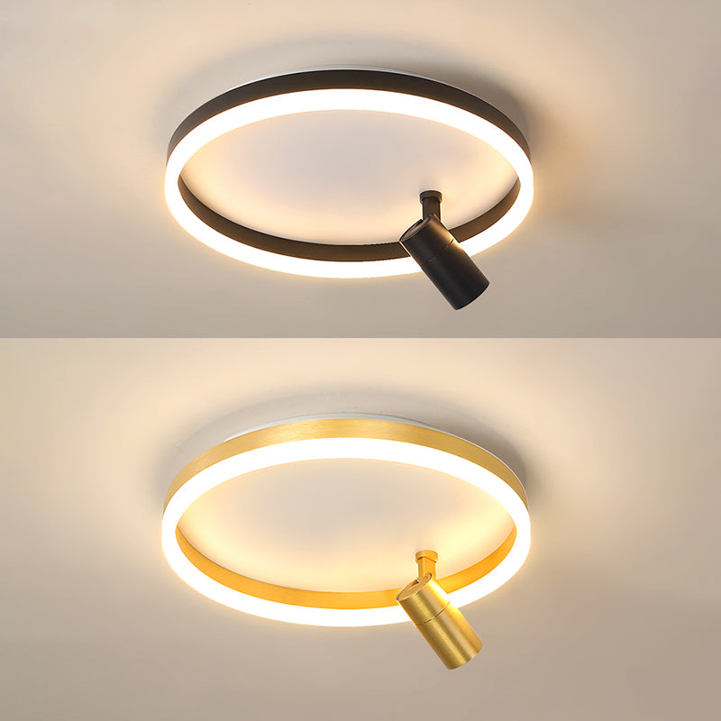 LED Bedroom Ceiling Light Fixture Modern Style Ceiling Mounted Light