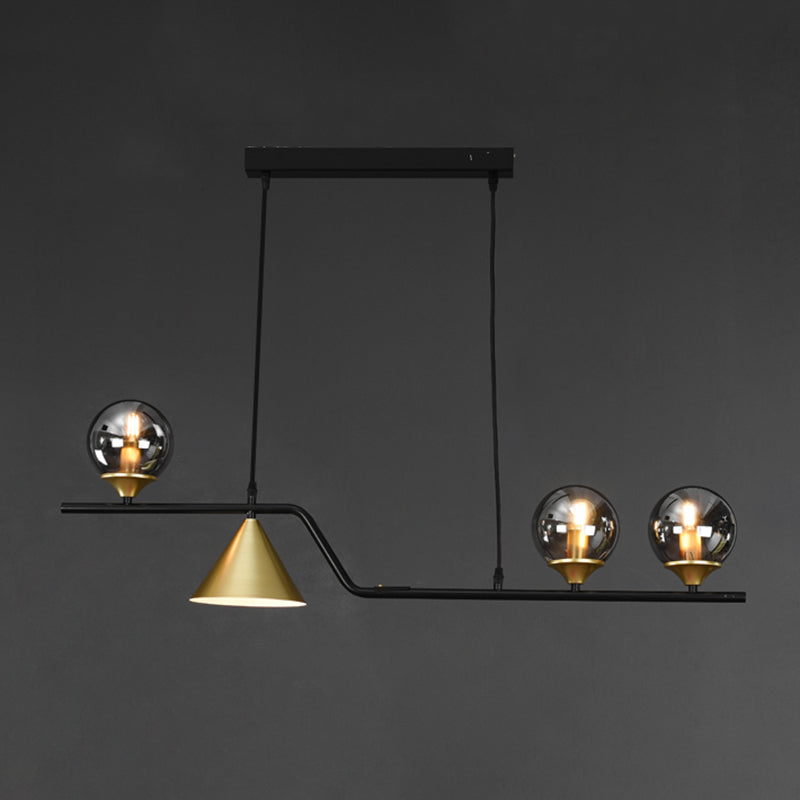 Nordic Pendant Light Modern Glass Shade Chandelier Lampe pour salle à manger