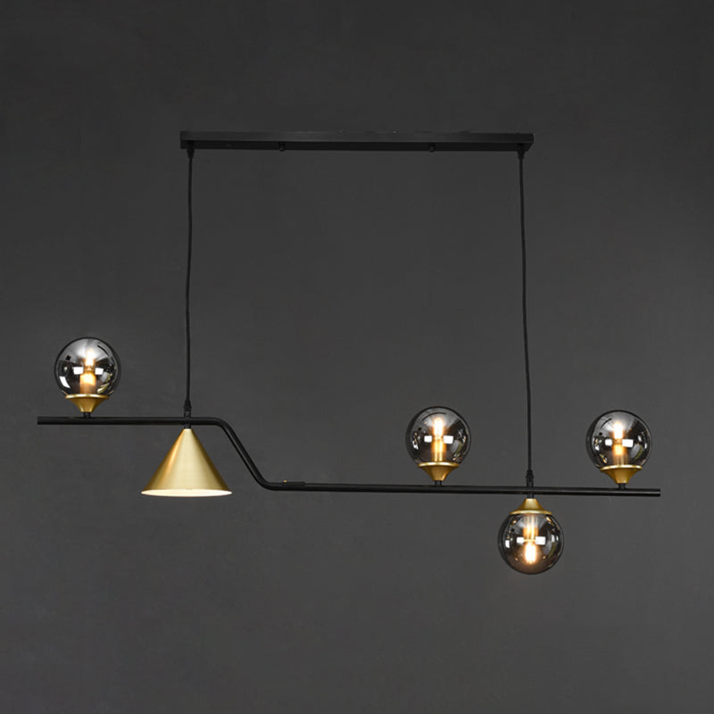 Nordic Pendant Light Modern Glass Shade Chandelier Lampe pour salle à manger